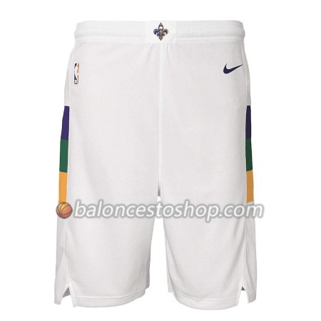 New Orleans Pelicans Hombre Pantalones Blanco 2018-19 Nike Swingman New Orleans Pelicans Hombre Pantalones Blanco 2018-19 Nike Swingman